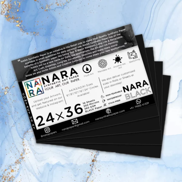 NARA Black - Single Sheet - Customizable Pack