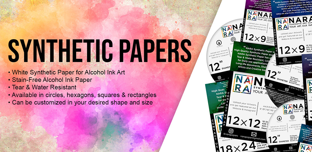 NARA Art Journal For Alcohol Inks, Highly Customizable