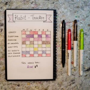 How to track your habits in a notebook like a Pro.